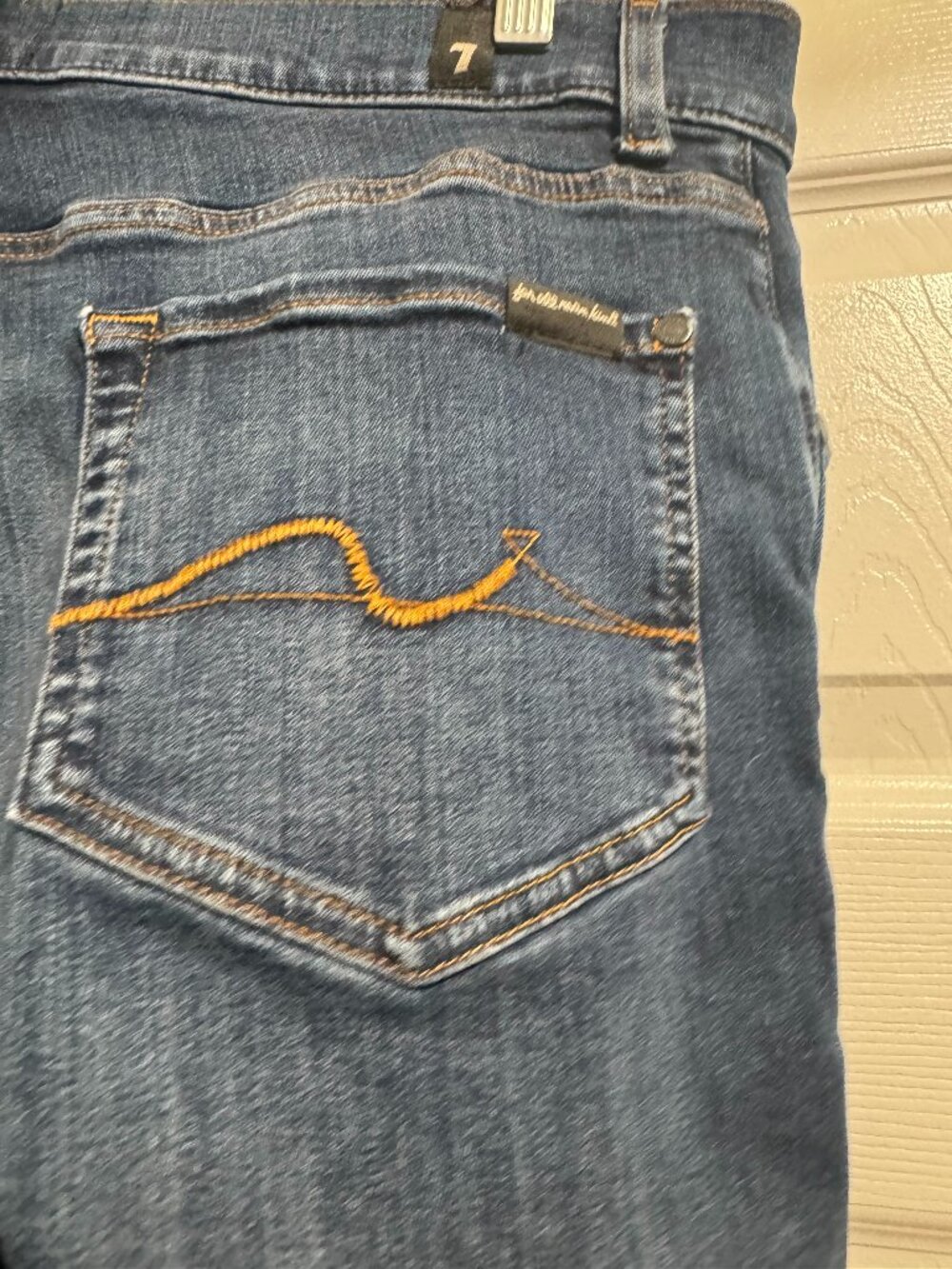 7 For All Mankind Luxe Performance Plus Men’s Jeans Size 34 x 30 Dark Wash Slimm